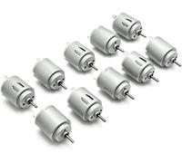 Fasizi 10 Pcs DC Moteur 140 Mini Moteur Électrique DC 3-5 V 6300 RPM pour DIY Jouets