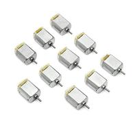 Fasizi 10Pcs DC 3V - 6V 130 Moteur 17000 RPM pour Arduino DIY
