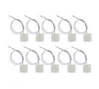 Fasizi 10set MC 38 Filaire Porte Fenêtre Capteur Interrupteur Magnétique Alarme Maison Systemd