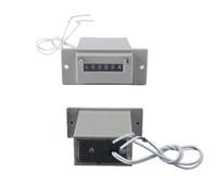 Fasizi Compteur d'impulsions électromagnétiques DC 24 V, écran LCD à 6 chiffres, compteur d'impulsions électromagnétiques haute vitesse