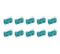 Fasizi Kw4-3Z-3 Lot de 10 micro interrupteurs d'arrêt 3D Pritner 3 broches à tige droite SS-5GL