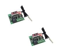Fasizi Lot de 2 mini thermostats numériques W1209 DC 12 V - 50-110 °C