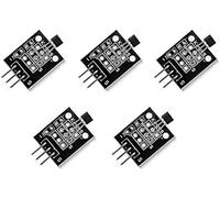 Fasizi Lot de 5 modules de capteur magnétique effet Hall KY-003 DC 5 V pour Arduino PIC AVR Smart Cars