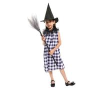 FASLOLSDP Costume de faucheuse pour enfant - 2 pièces - Costume de fantôme effrayant - Démon Grim Reaper - Costume de carnaval, d'Halloween et de cosplay