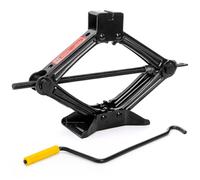 Fasmov 1500kg Cric Losange Cric Auto Levage avec Manivelle pour Auto SUV, Noir