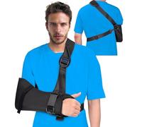 Fasola Écharpe Réversible avec Planche de Support, Immobilisateur d'Épaule Léger pour Clavicule Cassée, Coiffe des Rotateurs, Coude et Poignet, Coussin de Cou Confortable une Stabilité Supérieure, L