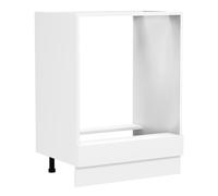 Fasola meuble bas de cuisine pour four 60 cm blanc.