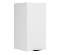 Fasola meuble haut de cuisine 30 cm 1 porte blanc.