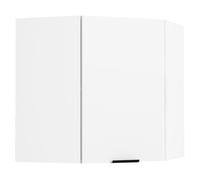 Fasola meuble haut de cuisine , armoire d'angle 1 porte blanc.
