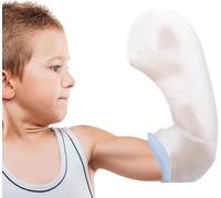 Fasola Protégé Platre Bras Enfant pour Douche, Protection Plâtre Étanche Bras Bebe Réutilisable, Housse Platre Bras Enfant Maintenir le Plâtre et le Bandage au sec, XS