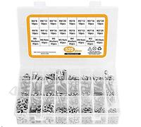 Faspiroty Lot de 520 écrous et boulons à tête hexagonale M3 M4 M5 M6 Taille du filetage Pièces mécaniques