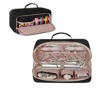 Fasrom Étui de Rangement Compatible avec Le Sèche-Cheveux Dyson Airwrap, Sac de Transport pour Outil de Coiffure Compatible avec Le Shark Flexstyle et Le Lisseur, Noir