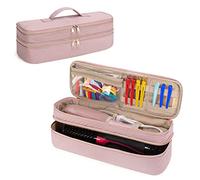 Fasrom Étui pour Brosse Seche Cheveux Compatible avec Steampod et REVLON Volumiser et Styler, Sac de Rangement pour Brosse Électriques et Soufflante, Rose
