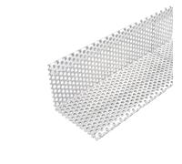 Fassadenprofile 200cm Bordure de Gravier Aluminium 1mm Argent, Bordure Jardin