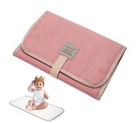 FASSME Matelas à Langer | Matelas à Langer Pliable pour bébé - Matelas à Langer bébé pour Nouveau-nés Filles et garçons Changement étanche à Une Main Cadeau Matelas à Langer