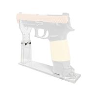 FASSME tir, Cinq Niveaux Support Jouet en Acrylique réglable en Hauteur, Banc et Support pour tir, Accessoires d'armes Poing, présentoir Support d'armes à air comprimé