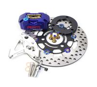 Fast 220 Blue Kit De Disques De Frein Universels Pour Moto, 3 Trous, Disque Flottant De Pas De 70mm, Rotor De Frein De 220mm, Streetbike, Pitbike, Ected Pa Yamaha ""Nipseyteko