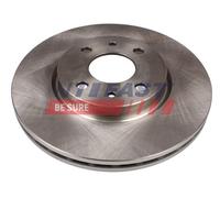 FAST 2X DISQUES DE FREIN Avant Ø 257 Ventilé Pour Fiat Panda Van 500 C