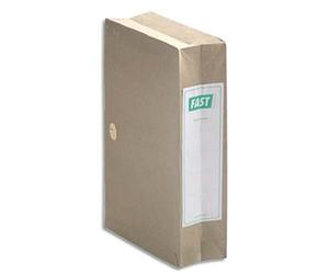 Fast - 9221X25 - 297088 Nature Line - Boîte de 25 pochettes archives - Dos 8 cm