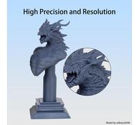 Fast Abs-Like Résine D'Imprimante 3D Rapide 405 Nm Résine Photopolymère Liquide Standard D'Impression 3D Non Cassante De Haute Précision Pour Impression 3D Lcd Dlp (Gris Marine, 2 [PLA9184828]