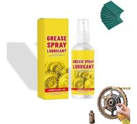 Fast-Acting Anti-Rust Lubricant Spray - Heavy Duty Rust Remover for Metal, Auto Parts, Tool & Hardware - Low-Odor Penetrating Oil 、Multipurpose Cleaner - Prevents Corrosion (yellow 1PC)