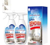 Fast Acting Anti Wall Cleaner Spray, Highly Effective Removal Spray, Oil Stain Remover for Walls, Heavy Duty Wall Stain Remover Cleaner, Special for Multi-surface Stains (2pcs)