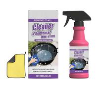 Fast-Acting Heavy-Duty Grill Degreaser Spray, 120ml BBQ Grill Cleaner for Outdoor Grills, Heavy Duty Degreaser Cleaner Spray, All Purpose Heavy Oil Cleaning Agent for Barbecue Grills (1set)