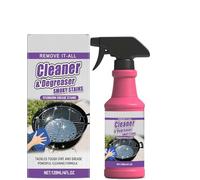 Fast-Acting Heavy-Duty Grill Degreaser Spray, 120ml BBQ Heavy Duty Degreaser Grill Cleaner Spray for Outdoor Grills and Smoker, Safe & Powerful Cleaner for Burnt-on Food(1pcs)