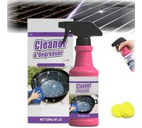 Fast-Acting Heavy-Duty Grill Degreaser Spray, 2026 New BBQ Grill Cleaner Spray, Grills Cleaner Sprays for Stove Top, Drip Pans, Multi-purpose Kitchen Cleaners (1Pcs)