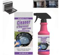 Fast-Acting Heavy-Duty Grill Degreaser Spray,BBQ Grill Degreaser Cleaner Heavy Duty,BBQ Grills Cleaner Spray,All Purpose Heavys Oil Cleaning Agent,Smoker Cleaners for Stains and Stubborn Grease (1)