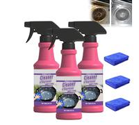 Fast-Acting Heavy-Duty Grill Degreaser Spray,BBQ Grill Degreaser Cleaner Heavy Dutys,Smoker Cleaner for Smoky Stains,and Stubborn Grease,Heavys Duty Degreasers for Burnt Food and Grease (3PC)