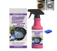 Fast-Acting Heavy-Duty Grill Degreaser Spray,BBQ Grill Degreaser Cleaner Heavy Dutys,Smoker Cleaner for Smoky Stains,and Stubborn Grease,Heavys Duty Degreasers for Burnt Food and Grease (1PC)