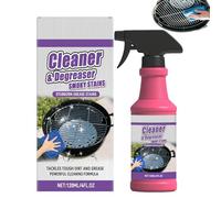 Fast-Acting Heavy-Duty Grill Degreaser Spray,Nettoyant Barbecue,Heavy Duty BBQ Grills Degreaser,All Purpose Heavys Oil Cleaning Agent,Smoker Cleaners for Stains and Stubborn Grease (1PC)