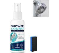 Fast-Acting Shower Limescale Remover Spray, 100ML Nettoyant Calcaire Douche,Dissout Les Taches D'Eau Dure Et Les Dépôts Minéraux,Anticalcaire Puissante Pour Salle De Bain Et Cuisine，1PC
