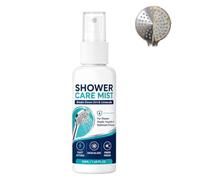 Fast-Acting Shower Limescale Remover Spray,Bathroom Limescale Remover Spray,Limescales Cleaner Shower Heads- Dissolves Hard Water Stains,Soap Scum & Grime,Restores Shine,Safe for Tiles,Faucets，50ML