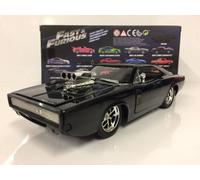 Fast And Furious Doms Dodge Charger 1970 Noir Échelle 1:24 Jada 97059