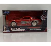 Fast And Furious Dom's Mazda RX-7 Rouge 1:32 Échelle Jada 98377