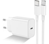 Fast Charger For Iphone 14 13 12 11, Apple Mfi Certified, 20 W Usb C Pd Mains Adapter Plug Charger Apple With 2 M Lighting Cable For Iphone 14/13/12/11/Xs Max/Xr/Se/Ipad