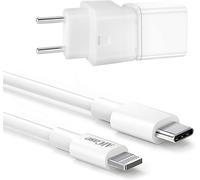 Fast Charger For Iphone With Type C To L Ighting Cable, 20w Usb C Charger Compatible With Iphone 12/12 Mini/12 Pro Max, Pd Charger Adapter Wall Charger Usb C