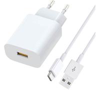Fast Charger for Samsung Galaxy A15/A55/A05S/A34/A35/A25/A14/A23/A32/A04S/A12/A13/A21S/A20e/A41/A42/A54. Charger and 1.5 Meter USB C Cable