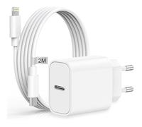 Fast Charger iPhone USB C 20W with 2M Cable [Apple MFi Certified], USB C Charger Adapter for iPhone COFFRET CADEAU BIEN-ETRE A TEL