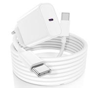 Fast Charger With Cable For Iphone 16 15.20w Usb C Charger With Long Cord 2m Cable, Type C Ac Adapter For Apple Iphone 16 Pro Max/15 Plus, Ipad Pro 12.9/11 Inch, Air 5/4, Samsung