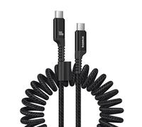 Baseus Câble USB-C vers USB-C Fish-Eye – Charge rapide 100W, 1 m – Noir