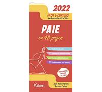 Fast & Curious Paie 2022: A jour des dernières dispositions légales