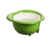 Fast Drain Colander - Thick Mesh Strainer Bowl, Kitchen Prep Tool for Rinsing, Food Washing Gear, Kitchen Draining Piece with Wide Handle Design, Straining Tool for Filtering Washing and Draining