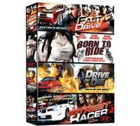 Grosses Cylindrées - Coffret 4 Films : Fast Drive + Born To Ride + Drive Or Die + Street Racer - Pack