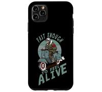 Fast Enough to Feel Alive Scooter Squelette Rétro Coque pour iPhone 11 Pro Max