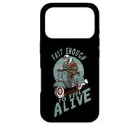 Fast Enough to Feel Alive Scooter Squelette Rétro Coque pour iPhone 17 Pro