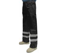 Fast Fashion - Pantalons Viz Hi Pluie Imperméable Dessus Un Pantalon Haute Visibilité Vis Des Élastique - Mens