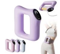 Fast Fat Burning Yoga Ring Massager, 2025 Upgraded Deep Tissue Vibrations, Ergonomic Electric Fascia Massager, 3 Modes/5 Levels, Fascia for Muscle Knot Recovery & Relaxation (Purple)